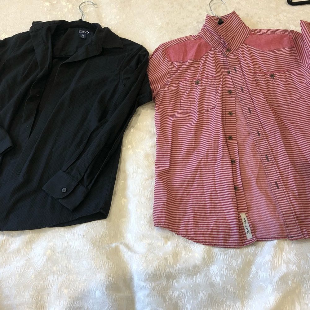 Boys button down shirt. Size 10 & 10-12 I have a lot more in boys clothes.